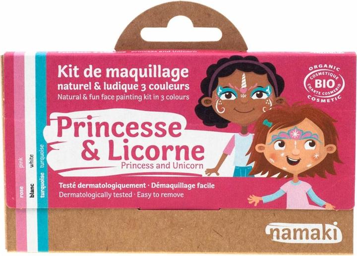 Immagine prodotto Namaki Bio Schminkset 3 Farben Prinzessin & Einhorn