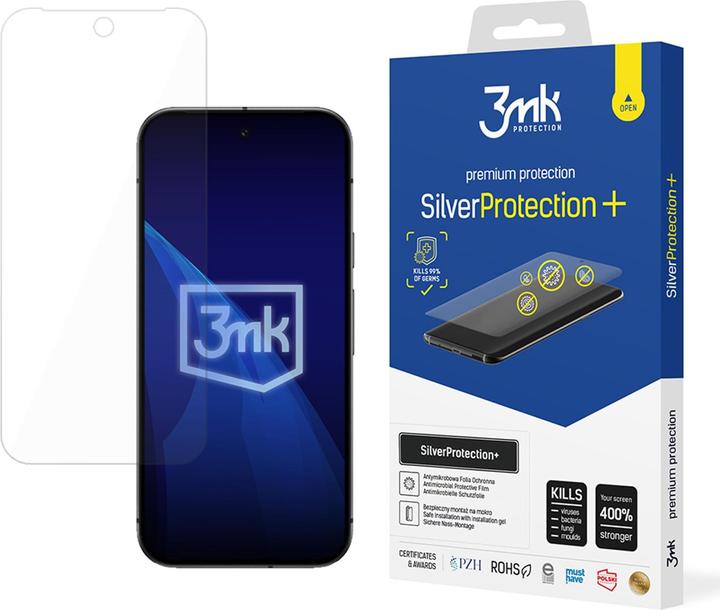 Produktbild 3MK Folia ochronna antybakteryjna SilverProtection+ na Google Pixel 9A (Google Pixel 9a)