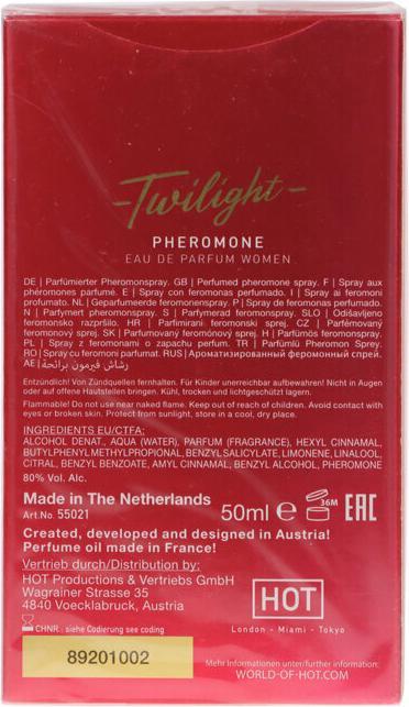 Immagine prodotto HOT Twilight Pheromone (Extrait De Parfum, 50 ml)