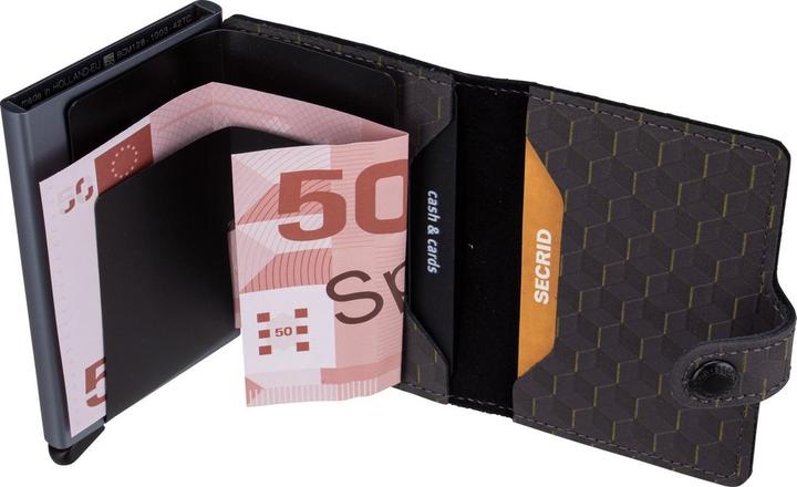 Actual product image Secrid Miniwallet Optical Grey Yellow