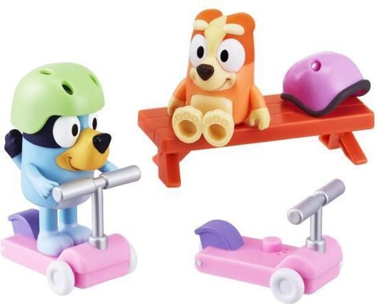 Actual product image Bluey Scooter time playset - (90164)