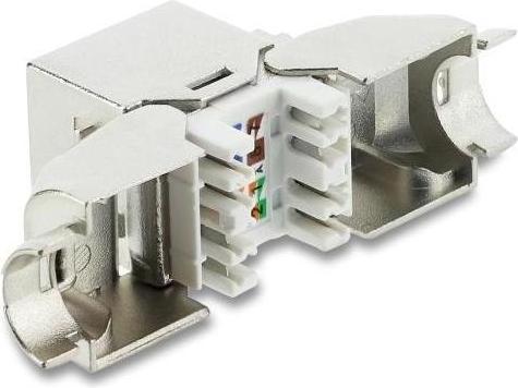 Actual product image Delock Keystone Modul RJ45 Buchse zu LSA Cat.6A werkzeugfrei (Keystone module)
