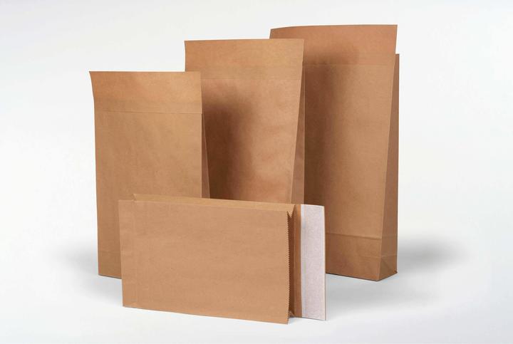 Immagine prodotto Flexipak Sacchetti pieghevoli in carta Kraft SK 2FVMF001150 marrone, 300x80x430mm 200 pezzi (200 x)