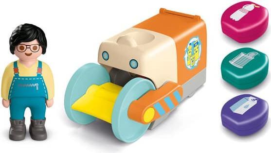 Produktbild Playmobil JUNIOR: Spassiges Müllsammelfahrzeug (71774, Playmobil Junior)
