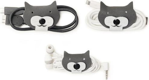 Actual product image Kikkerland Cat Cable Ties