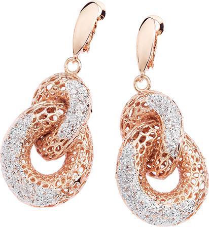 Immagine prodotto Ottaviani Orecchini in bronzo con glitter argento
