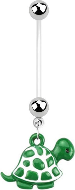 Immagine prodotto Star Piercing Banane Schwangerschaft mit Schildkröte (senza ottone, Acciaio chirurgico 316L, Materiale sintetico)