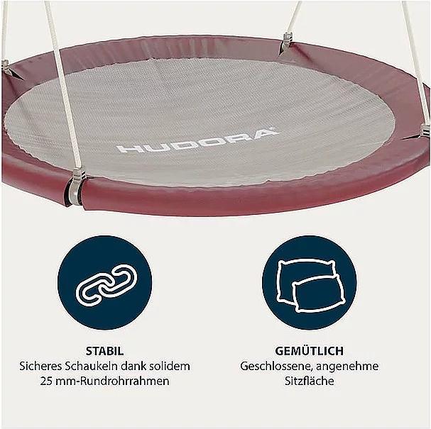 Actual product image Hudora Nest Swing Lounge 110cm, Amber