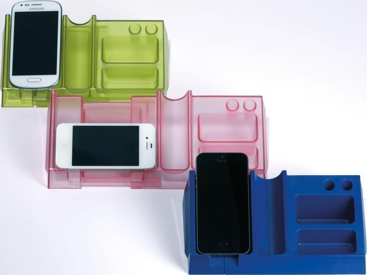 Actual product image Helit Writing organizer PET t.gray