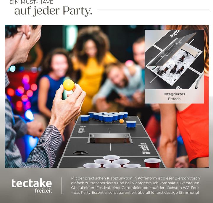 Produktbild tectake Bierpongtisch