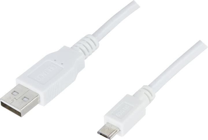 Image du produit Deltaco Câble Micro USB 3 m Blanc (3 m, USB 2.0)