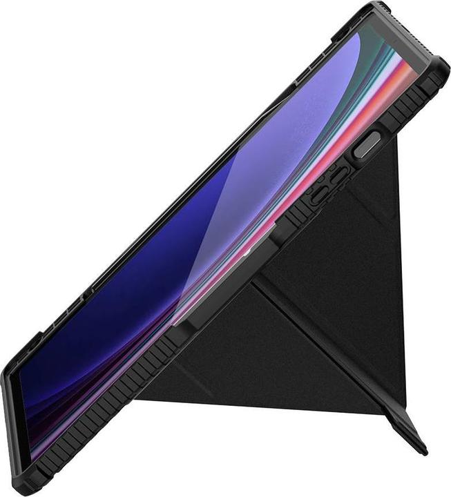 Produktbild Nillkin Bumper Leather Case Pro Hülle für Samsung Galaxy Tab S9+ – Schwarz (Galaxy Tab S9+, S10 Plus)