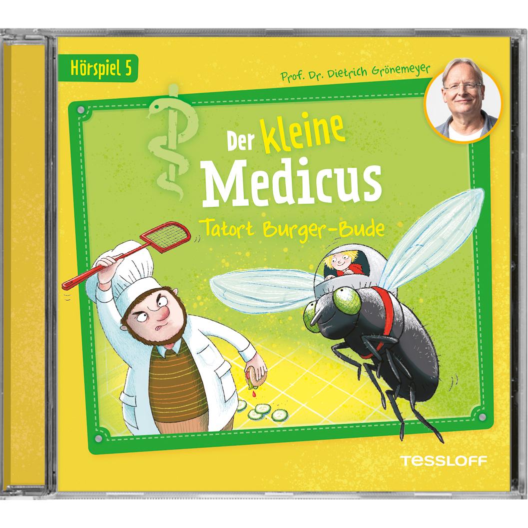 Thumbnail - Der kleine Medicus. Hörspiel 5: Tatort Burger-Bude, Hörbücher von Dietrich Grönemeyer