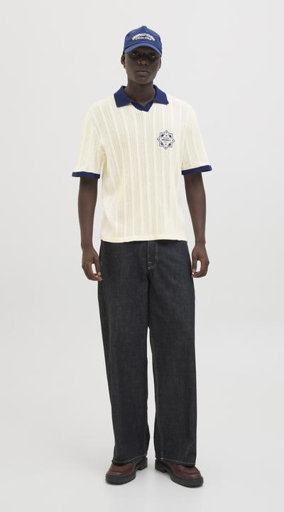 Image du produit Jack & Jones Jordia Knit Split Neck Polo Styd Ss25 (XL)