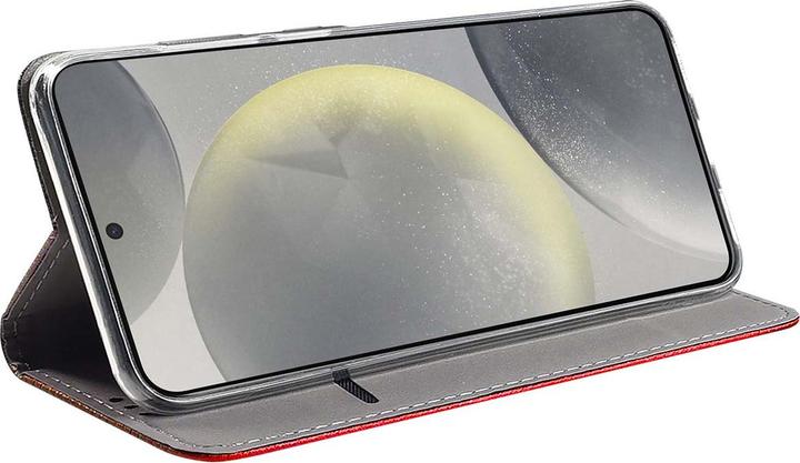 Produktbild OEM Smart Magnet Hülle für Samsung Galaxy S24 Plus rot (Samsung Galaxy S24+)