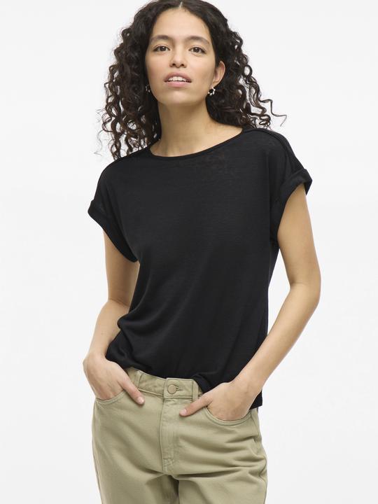 Produktbild Vila Rundhals Oberteil mit kurzen Ärmeln (XS)