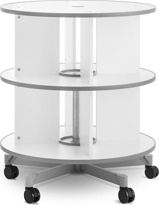 Actual product image Moll Depotfile 80 filing column 2 shelves white