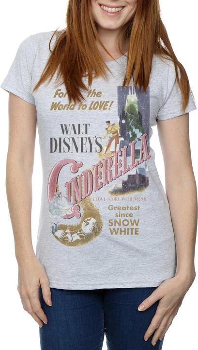 Immagine prodotto Disney Princess Cinderella Retro Poster Maglietta Donna (XXL)