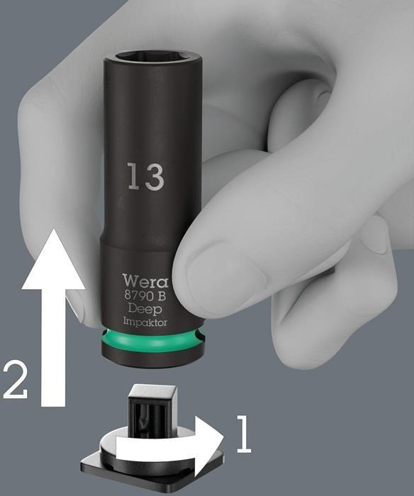 Actual product image Wera 8790 B Impaktor Deep Set 1, 14-teilig (10 mm)