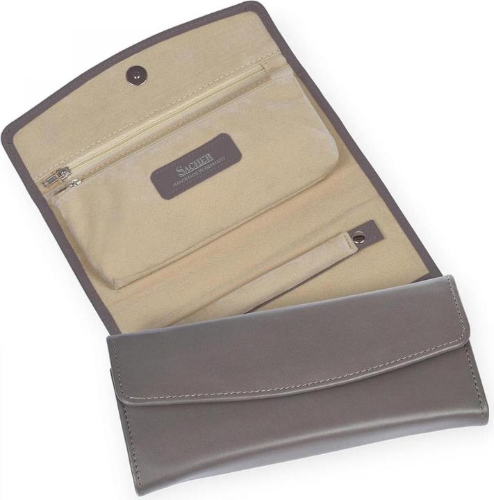 Actual product image Sacher 1010.510.5616P18 - Jewellery roll fleur venice grey leather