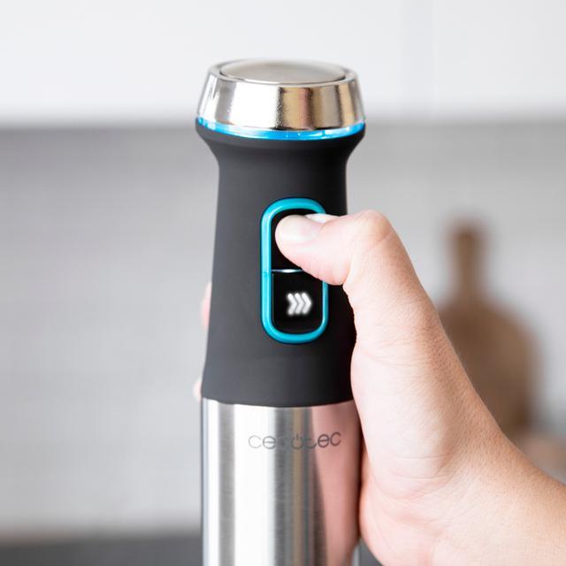 Actual product image Cecotec Mixeur plongeant compatible Power TitanBlack 1200XL Cream & Crush