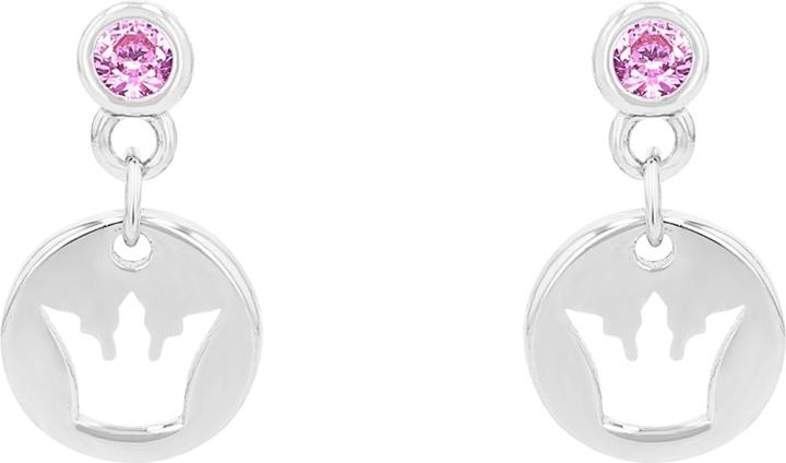 Immagine prodotto Prinzessin Lillifee Gioielli all'orecchio per ragazze, argento 925, zirconi sintetici. | Corona (Argento 925)