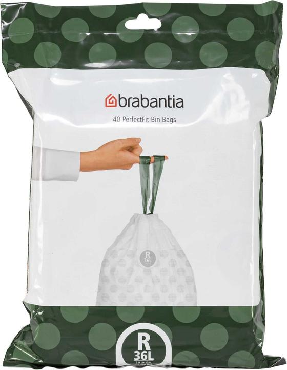 Actual product image Brabantia PerfectFit garbage bag type R, 36 L, 30 pcs. (40 x, 36 l)