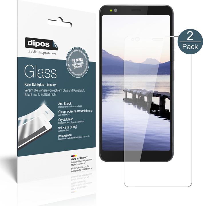 Actual product image Dipos Screen Protector Anti-Shock (2 Piece, Gigaset GS370 Plus)
