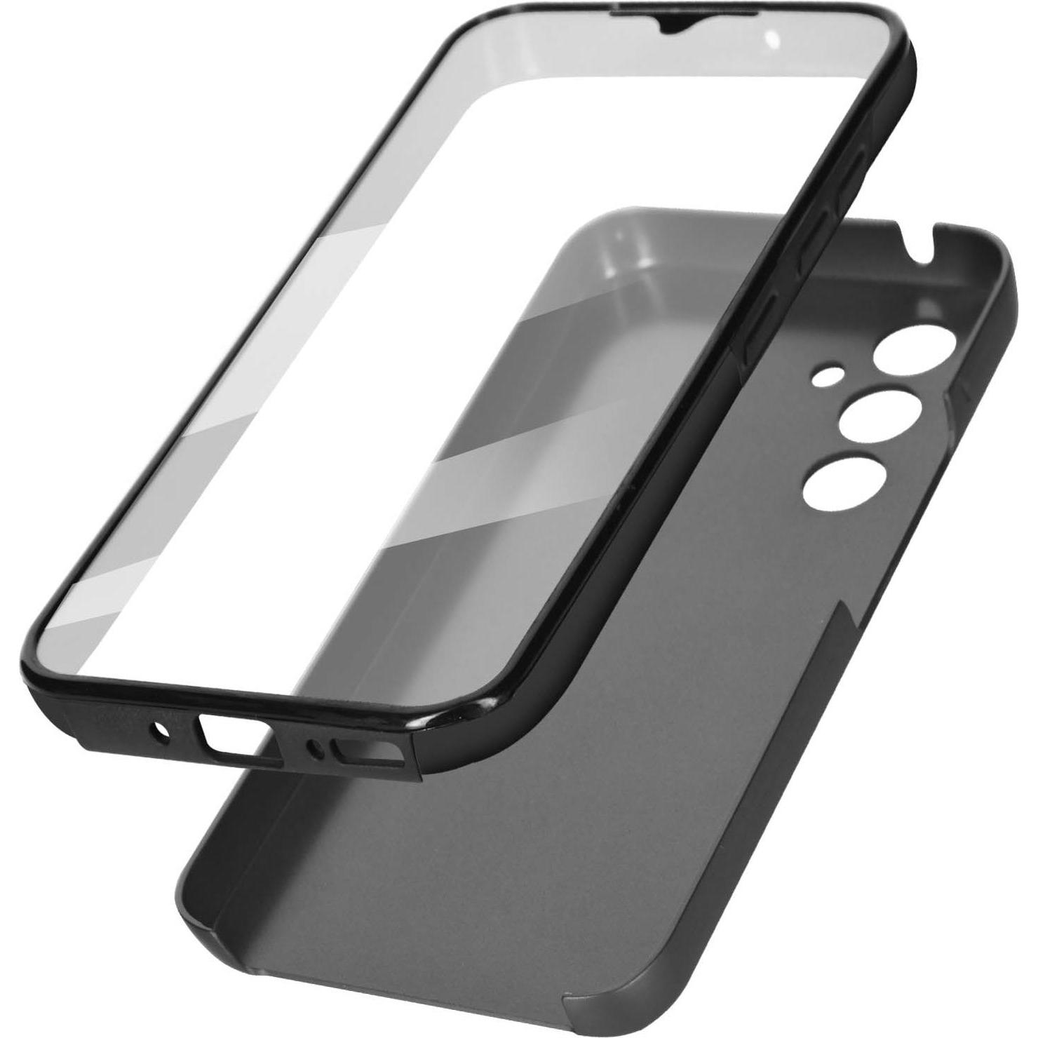Avizar Vorder- Rückseite Schutzhülle, Full Cover Series (Samsung Galaxy A54 5G), Smartphone Hülle, Schwarz