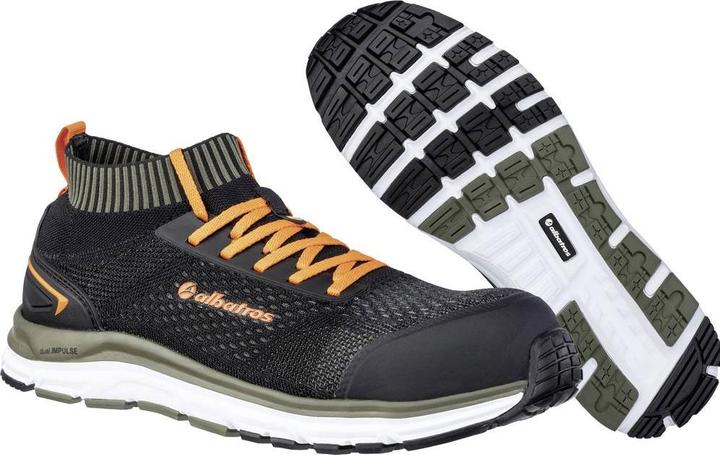 Black, olive, Orange