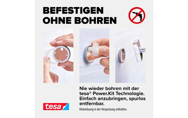 Produktbild tesa EKKRO Mantelhaken inkl. Klebelösung ohne Bohren