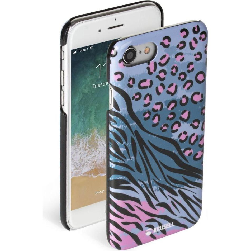 Krusell Limited Cover Apple iPhone 8/7 wild blue (Apple iPhone 8), Smartphone Hülle, Blau