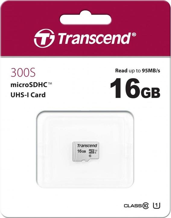 Productafbeelding Transcend USD300S (16 GB, microSDHC, U1, UHS-I)