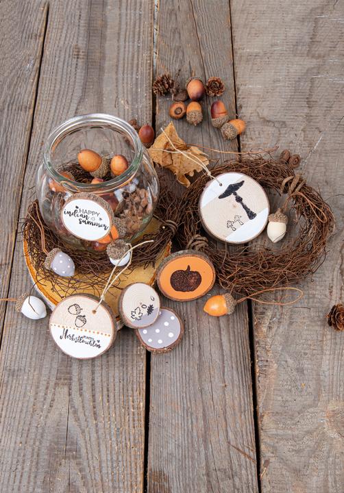 Actual product image Rayher Clear Stamps "Autumn Lights