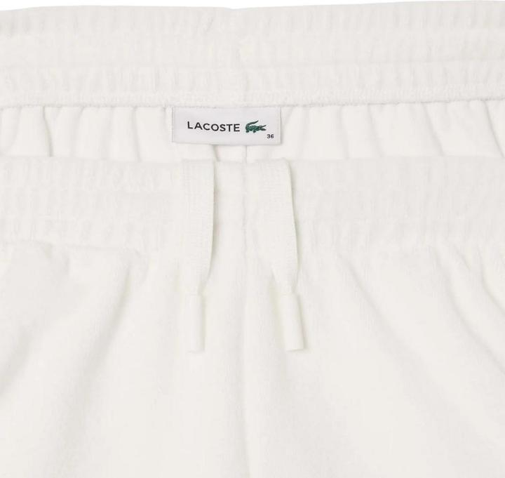 Actual product image Lacoste Womens/Ladies Terrycloth Contrast Detail Shorts (36)