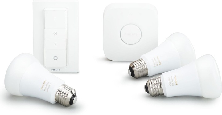 Produktbild Philips Hue White & Color Ambiance Starterset (E27, 10 W, 806 lm, 5 x, G)