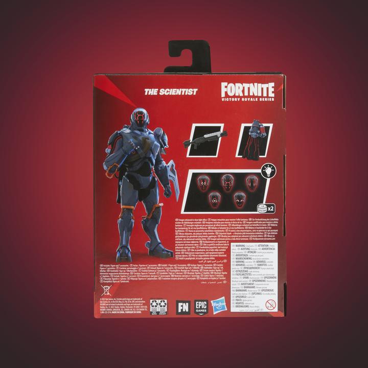 Actual product image Fortnite Hasbro Victory Royale Series The Scientist 15 cm tall action figure to collect with accesso