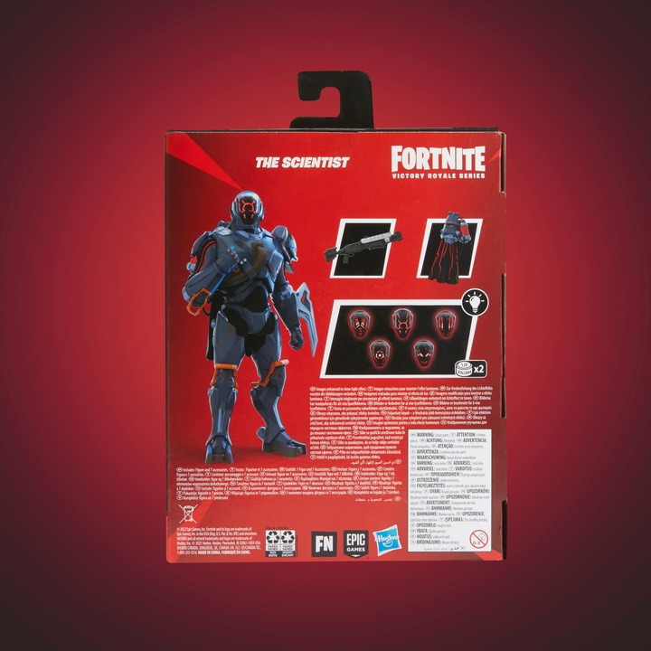 Actual product image Fortnite Hasbro Victory Royale Series The Scientist 15 cm tall action figure to collect with accesso