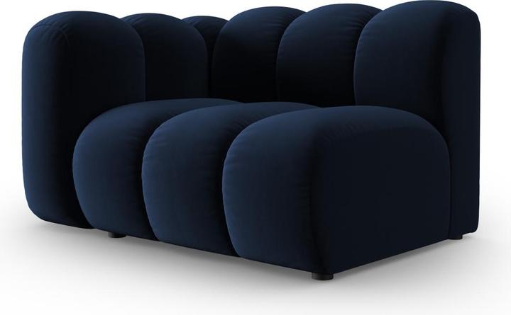 Image du produit Micadoni Chauffeuse Gauche Velours, "Lupine", 1 Place, 115x95x70Fabriqué en Europe (Canapé modulaire, 1 place)