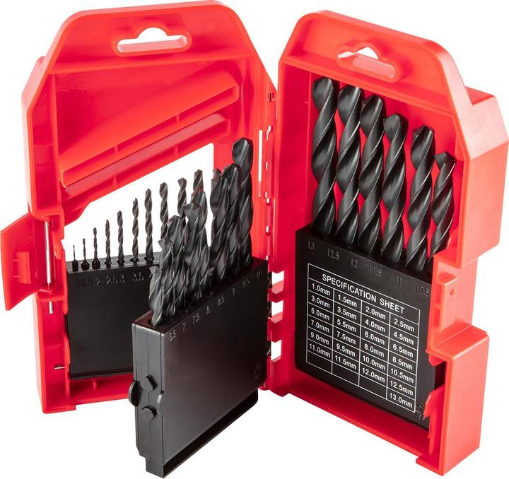 Produktbild TOP HSS metal drills, 1.0-13.0 mm, set of 25 pcs (1,0-13,0 mm)