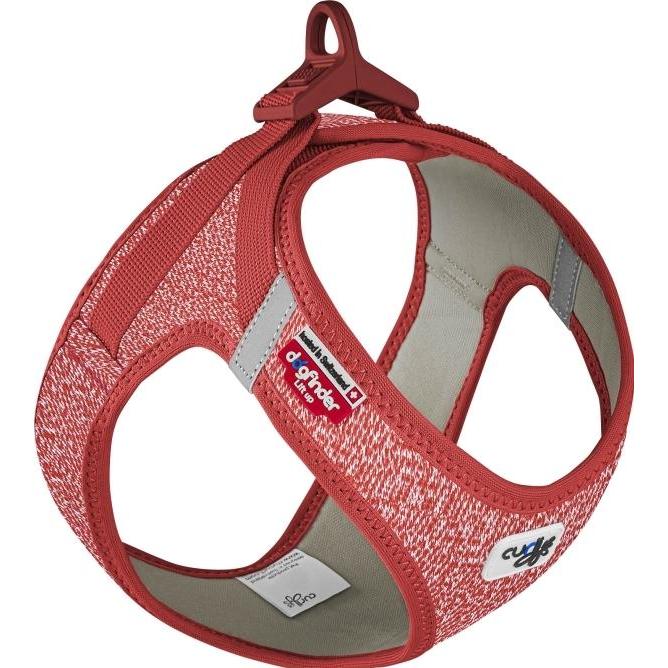 Curli Vest sele Clasp Merino Red 2XS (Hund, Allgemein), Halsband + Leine