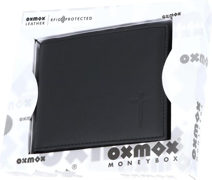 Actual product image Oxmox Leather RFID Protect Querscheinbörse