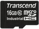 Actual product image Transcend 16GB Micro SDHC Card Class 10 Industrial (16 GB, microSDHC, U1)