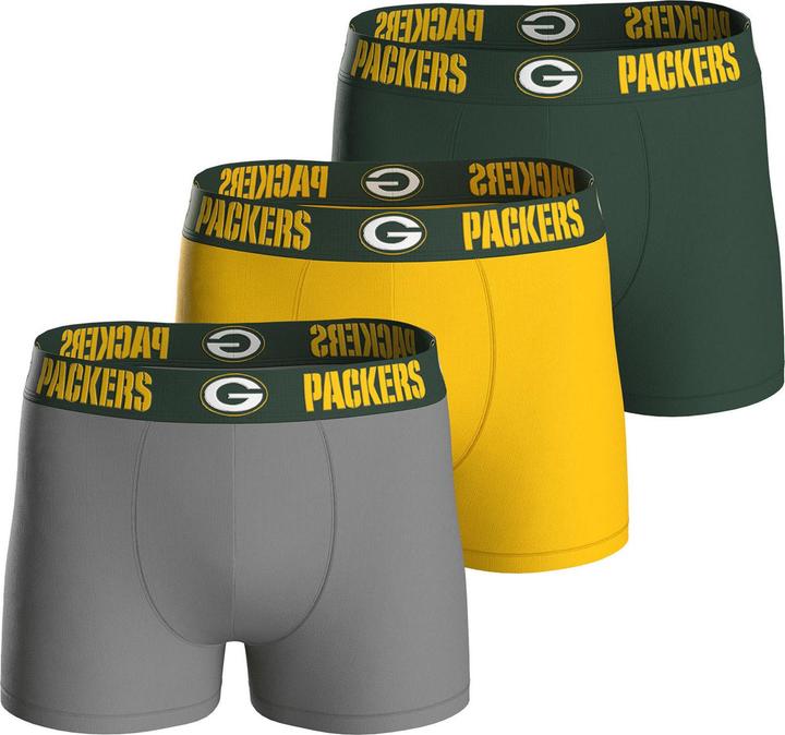 Produktbild NFL Boxer Green Bay Packers (M, 3er Pack)
