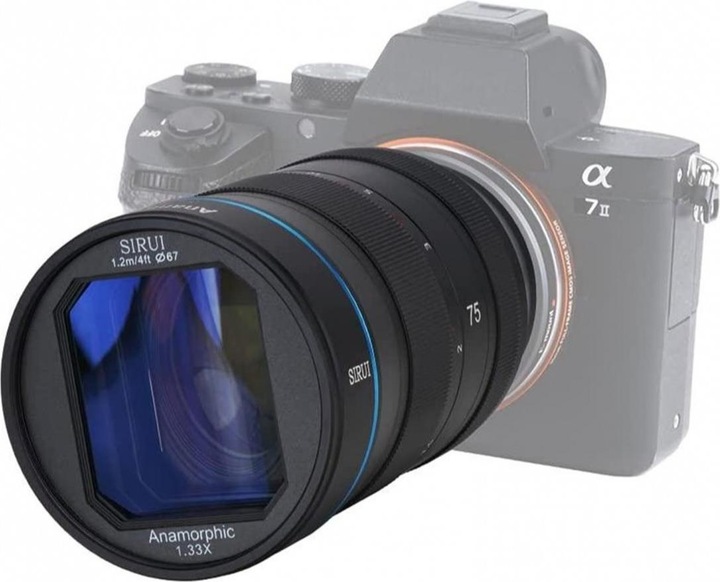 Image du produit Sirui Focale fixe 75 mm F1.8 anamorphique (Nikon Z, APS-C / DX)