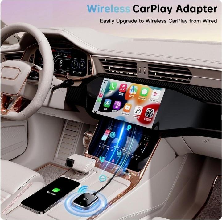 Actual product image PowerGuard Wireless CarPlay Adapter für iPhone