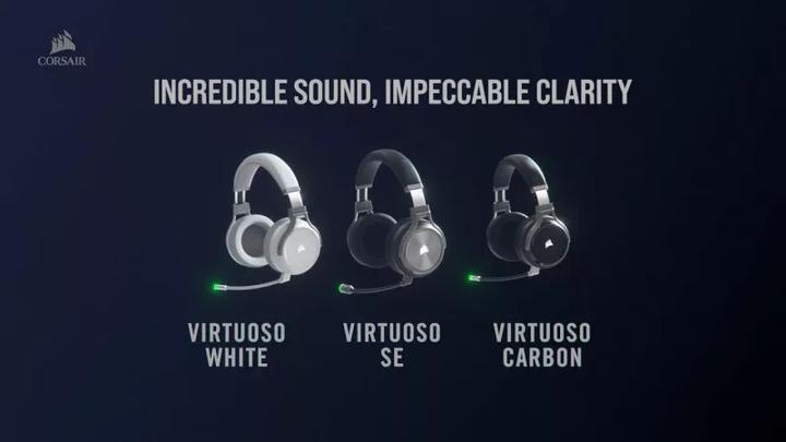 Produktbild Corsair Virtuoso Wireless Carbon (Kabellos)