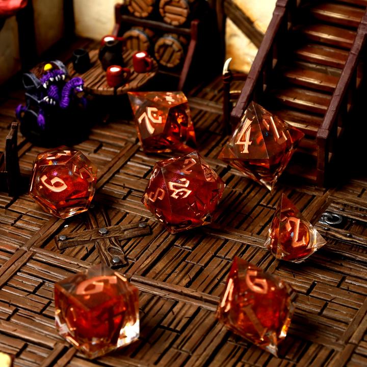 Produktbild Glass Staff Aetherphase Fluxcore RPG Dice Set