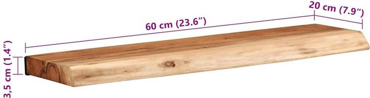 Actual product image vidaXL Wall shelf