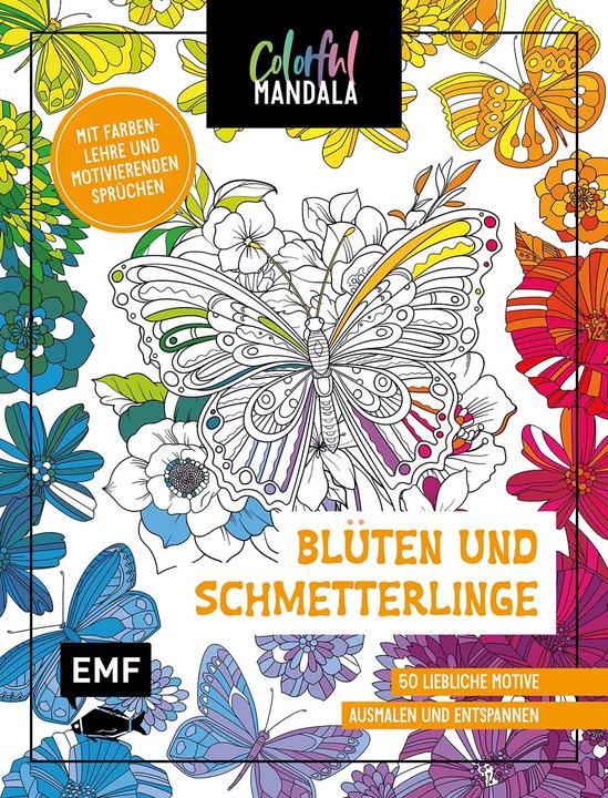 Immagine prodotto Colorful Mandala - Blüten und Schmetter